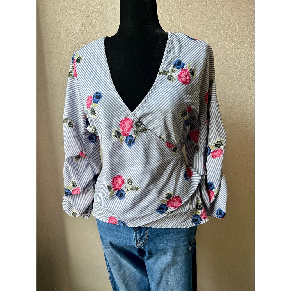 Faux wrap top